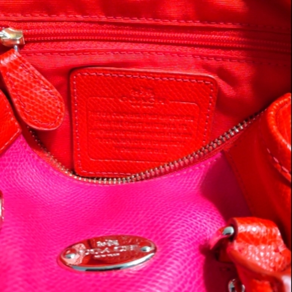 Coach multi color leather mini-bag - Picture 2 of 2